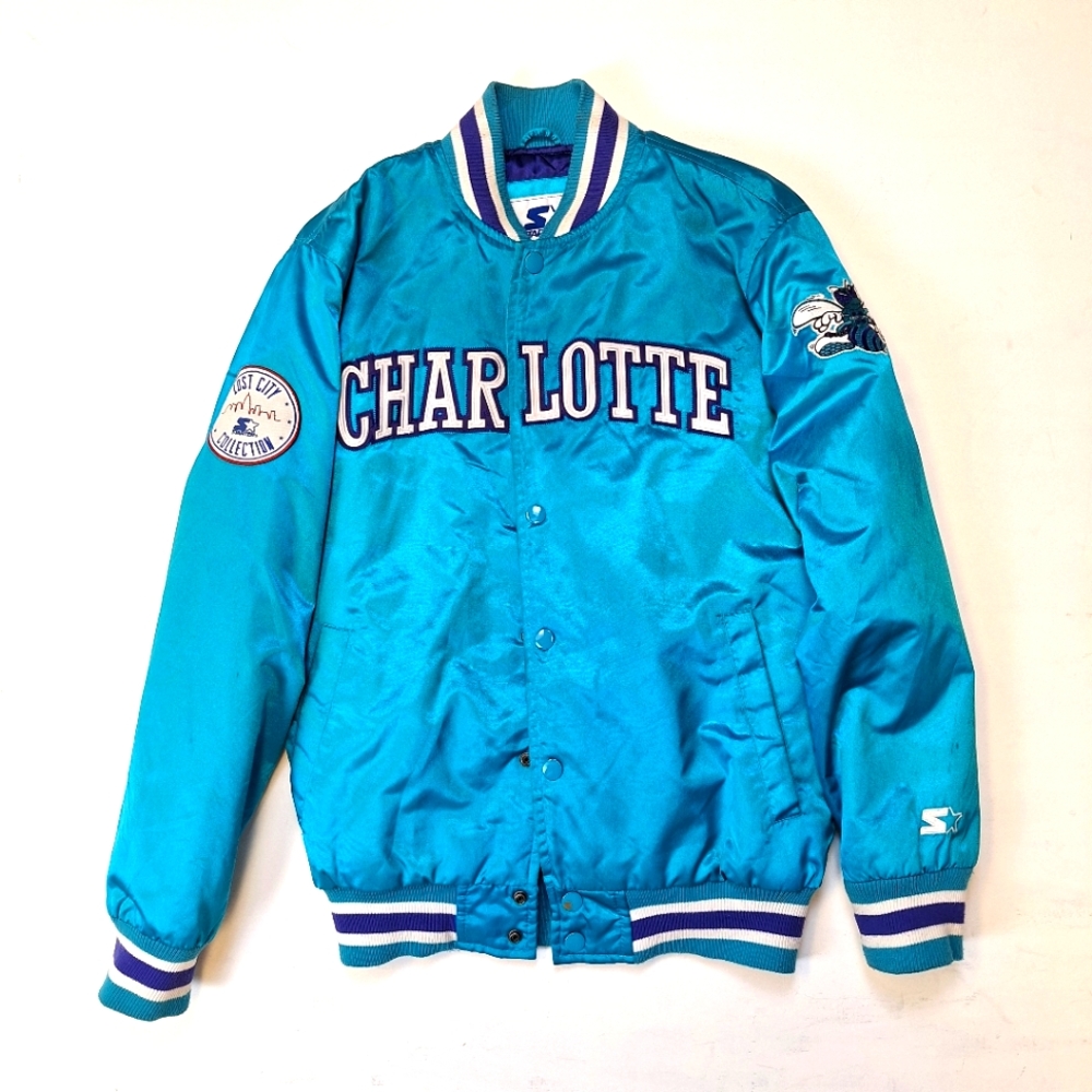Starter Charlotte Hornets Teal Jacket